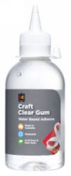 Picture of GLUE EC 250ML CRAFT CLEAR GUM
