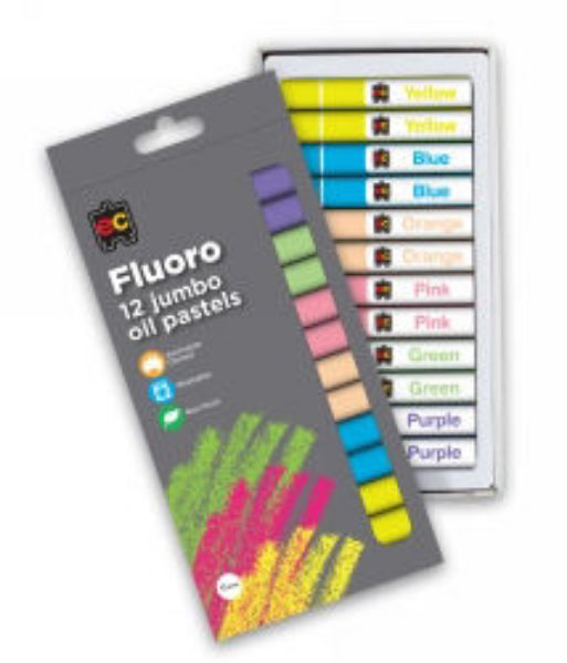 Picture of OIL PASTELS EC JUMBO FLUORO PK12