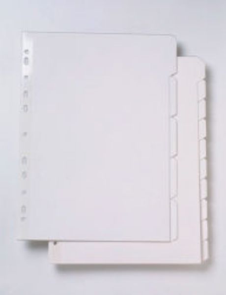 Picture of DIVIDERS MARBIG A4 MANILLA WHITE 5 TAB R