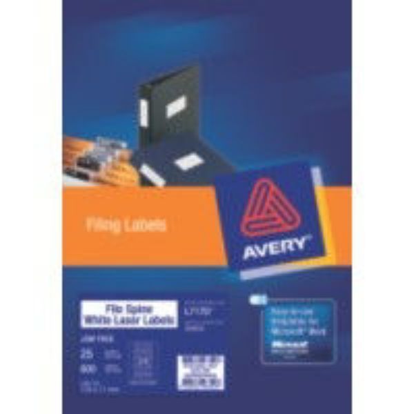 Picture of LABEL AVERY LASER L7170 FILE SPINE 134X1