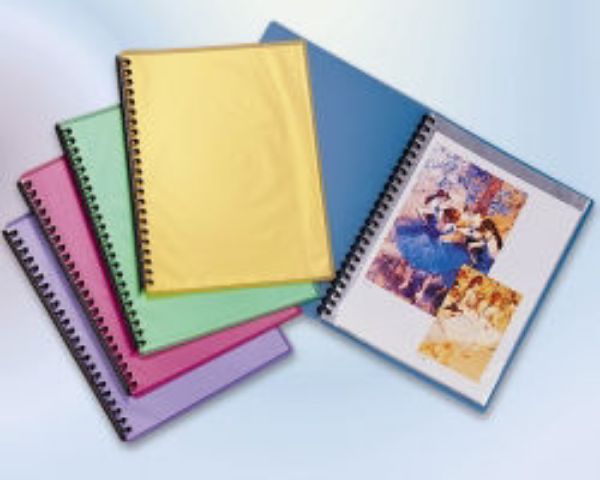 Picture of DISPLAY BOOK B/TONE A4 COOL FROST PINK 2