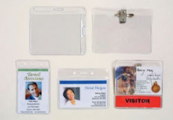 Picture of ID POUCH REXEL CLEAR SOFT CASE PORTRAIT