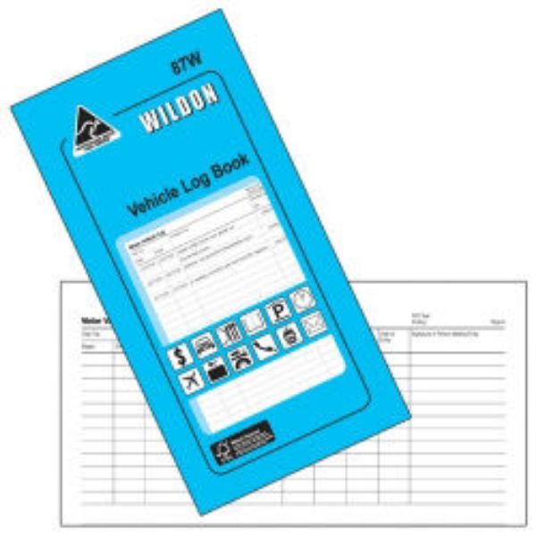 Picture of VEHICLE LOG BOOK WILDON #87W BLUE