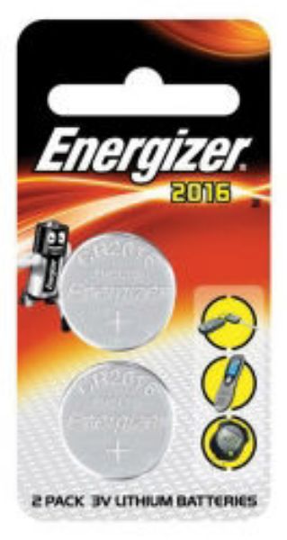 Picture of BATTERIES ENERGIZER LITHIUM 2016 2PK