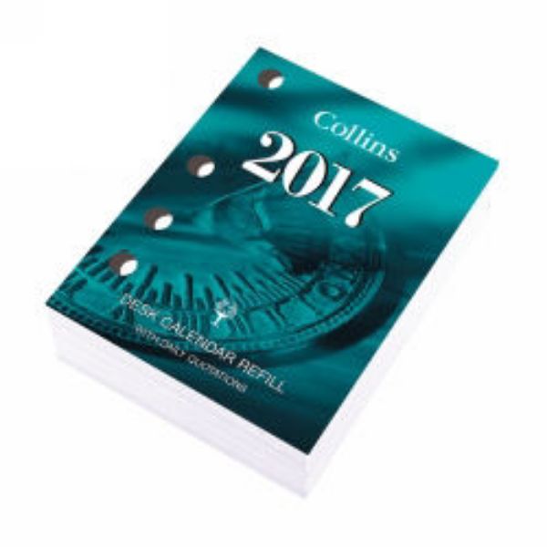 Picture of DESK CALENDAR REFILL 2017 COLLINS DTP SI