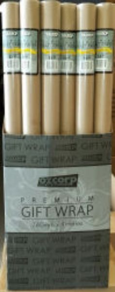 Picture of KRAFT PAPER OZCORP BROWN ROLLS 760MMX4M