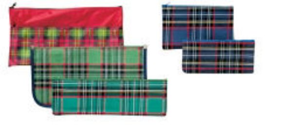 Picture of PENCIL CASE MARBIG LARGE 33X17CM TARTAN