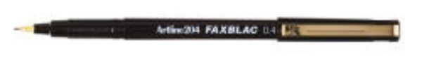 Picture of MARKER ARTLINE 204 FAXBLAC 0.4MM BLACK