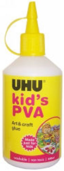 Picture of GLUE UHU KIDS PVA 250ML