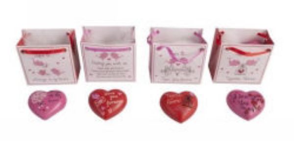 Picture of GIFT HEART GIBSON SMALL LOVE HEART RED/P