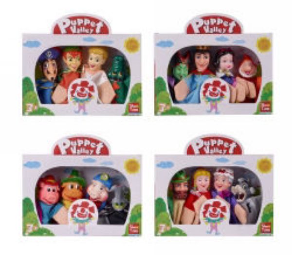 Picture of TOY HAND PUPPET STORY SET - 4 ASSORTED D