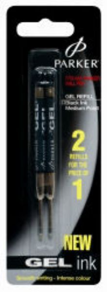 Picture of PEN REFILL PARKER BP MED BLACK 2 FOR 1