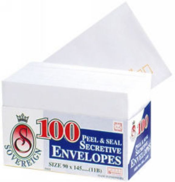 Picture of ENVELOPE SOVEREIGN 11B SECRET PEEL/SEAL