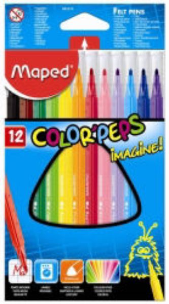 Picture of MARKER FELT TIP MAPED COLOR'PEPS IMAGIN