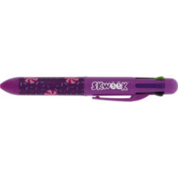 Picture of PEN SKWEEK BALL POINT 6 COLOURS PURPLE