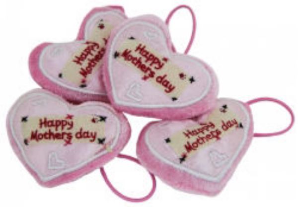 Picture of SOFT TOY ELKA HEART MOTHERS DAY 2014 PIN