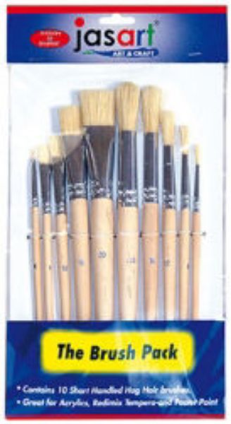 Picture of PAINT BRUSH JASART THE BRUSH PACK (10)