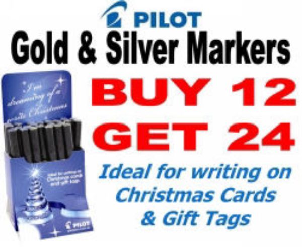 Picture of MARKER PILOT MEDIUM  24 FOR 12 PRICE GOL