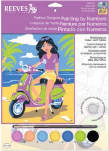 Picture of PAINT BY NUMBERS REEVES FASHION BEACH GI