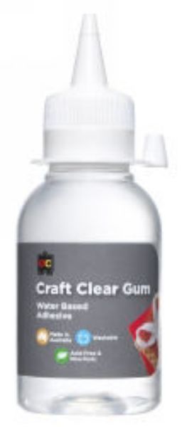 Picture of GLUE EC 125ML CRAFT CLEAR GUM