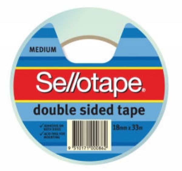 Picture of TAPE DOUBLE SIDED SELLO NO.404 18MMX33M