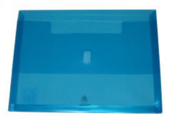 Picture of POLYWALLY FILE COLBY A4 325A BLUE PK12 (