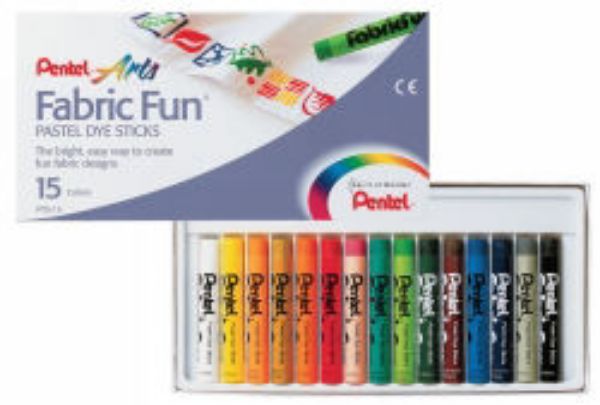 Picture of PASTEL PENTEL FABRIC FUN DYE STICK BX15