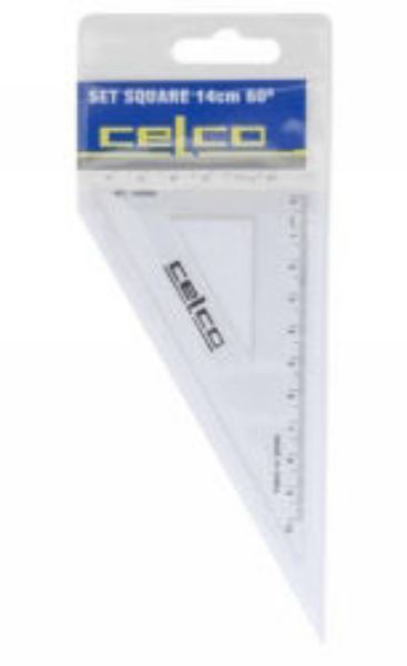 Picture of SET SQUARE CELCO 140MM 60 DEGREES