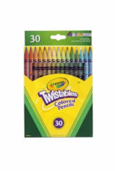 Picture of PENCIL COLOURED CRAYOLA TWISTABLE PK30