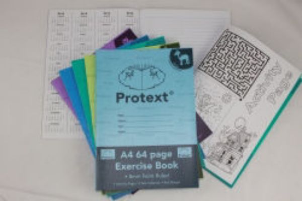 Picture of EXERCISE BOOK PROTEXT A4 8MM RULED PP CO