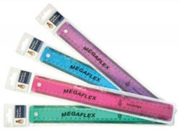 Picture of RULER SOVEREIGN 30CM MEGAFLEX ASST COLOU