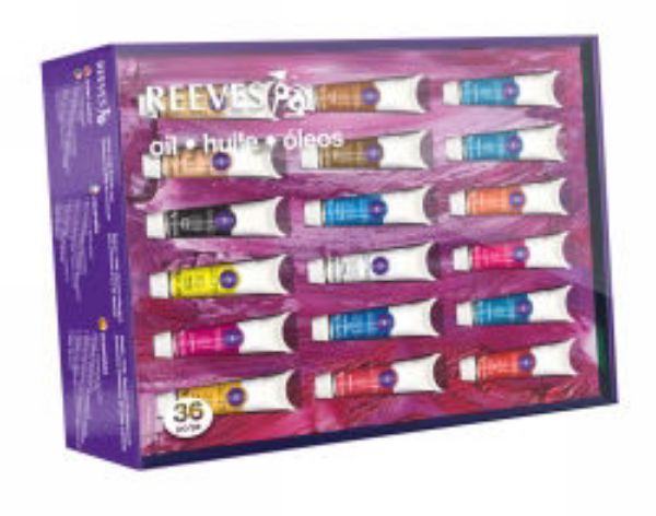 Picture of PAINT REEVES OIL 36 COLOUR BOX