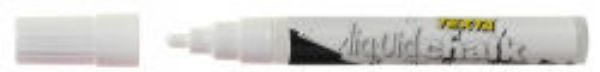 Picture of MARKER LIQUID CHALK TEXTA WET WIPE BULLE