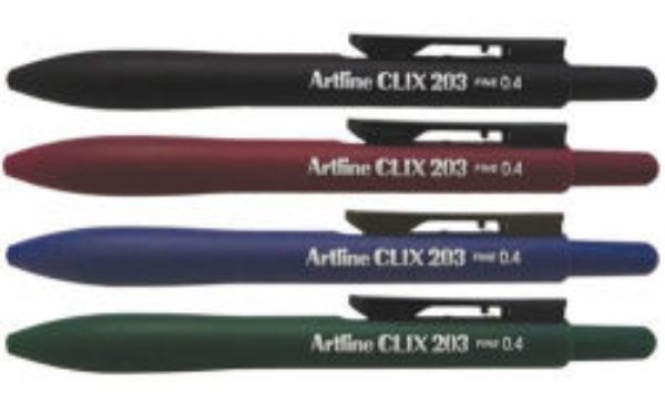 Picture of PEN ARTLINE CLIX 203 FINE RED